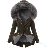 2025Wish Autumn And Winter New Cotton Hoodie Repair Warm Zipper Coat Women W125