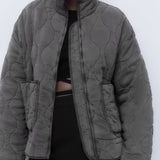 New Solid Color Collar Zipper Large Pocket With Long-Sleeved Cotton Coat Water-Washed Cotton Clothes