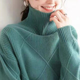Autumn And Winter Sweater Women's High-Necked Hooded Ragged Sweater With A Solid Color Loose Lazy Bottom Shirt