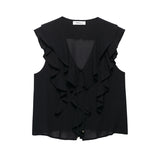 Z Feng 2025 New Summer Laminate Decoration Shirt 8372079 Laminate Decorative Skirt 8372080 Two-Piece Cover