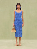 New Women's Fashionable Sleeveless Knitted Dress Fashioned Slings Long Dresses In Summer 2025