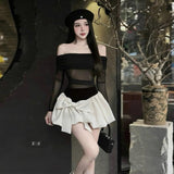 2025 Spring And Summer New Women's Sexy Hot Babes V Tie With Hanging Neck Bare Backpacks And Hip Dress