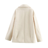 Women's Clothing 2025 Spring New Beads And Casual Fashion This Half-Hued Coat