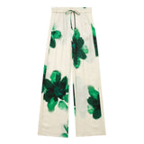2025 Summer Casual Printing Trouser Set New Women's Hanging Shirt