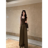 Spice Girl Curry Sling Vest Women With A Small Sense Of Sleeveless Top Dress Suit