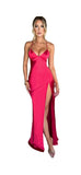 2025 Summer Women's Sling V-Necked Fork Sexy Dew Dress Temperament