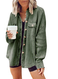 Autumn 2025 New Coat Fashion Casual Collar Pocket Splicing Irregular Shirt Jacket Woman