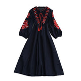French Gentle Wind V Collar Horn Sleeves With Waist Swing Lotus Leaf-Side Dress Female Pendant 0515