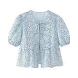 Spring 2025 New Women's Leopard Print Short-Sleeved Shirt