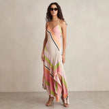 2025 New Women's Knitted Round Collar Loose Top Fashion Cherry Languid Long-Sleeved Sweater