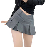 Pure Babes V-Waisted 100-Folded Skirt Women 2025 New Ins Sexy Anti-Walking A-Word Bag Hip Skirt