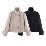 Women's Clothing Autumn And Winter Street Wind Double-Sided Grasp Velvet Leather Jacket Locomotive Leather Locomotive