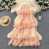 Rich Thousand Gold Wind Senior Feeling Sister Suit Female Autumn Horn Sleeve Knitted Blouse + High-Waisted Fish Tail Half-Body Dress