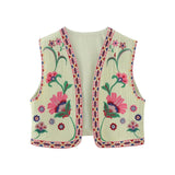 Embroidered V-Neck Sleeveless Coat With New Women's Summer Vest