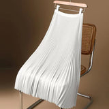 Elegant Organ Folding Long High-Waisted 100-Fold Skirt Over The Knee-Length Women's 2025 Thin Commuting
