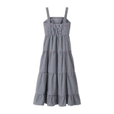 Spring 2025 New Women's Cotton Embroidery Sling Dress