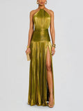 2025 New Women's Wish Sexy Deep V Long-Sleeved Dress Dress