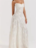 2025 Summer New Women's Fashion Brai Collar Sexy Temperament Evening Dress Dress Dress