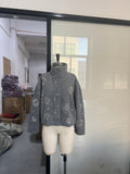 Exploding Autumn/Winter 2025 Fashion Personality Zipper Style Dazzling Dazzling Jacket Jacket This Jacket
