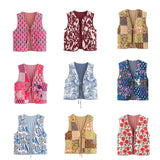 Double-Sided Wear 2025 Street Fashion Cotton Suit With Women's Vest Short Vest Autumn And Winter Leisure