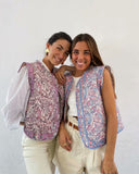 Ins2025 New Women's Printed Cotton Arma