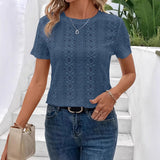 New Wish Hot-Solded Empty V-Neck Short-Sleeved Bat Sleeves Thin T-Shirt New T-Shirt