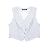 Z Women's 2025 New Striped Printed Vests 2949025 2949026