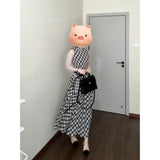 French Elegance Wears A Traceal Tice-Grow Dress Women's New Summer Design Commuting Long Skirt