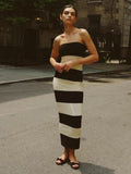 New Women's Knitted Sexy-Clad Braided Belted-Coated Dress With High Waist Thinness