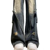 Spring And Autumn High-Rise Jeans 2025 Winter New Design Oversize Handsome Couple Trousers
