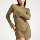 New Knitted Sexy Beach Dress In Summer 2025