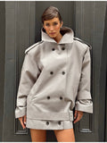 New Jacket In Autumn 2025 Small Design Collar Button Strap Jacket