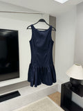 Z Women's New 2025 Folding Decorative Denim Effect Short Dress Women 6929084