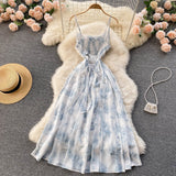 Gentle Wind And Raging Skirt Summer 2025 New Super Xiansen First Love Waist Seaside Beach Skirt