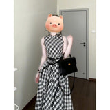 French Elegance Wears A Traceal Tice-Grow Dress Women's New Summer Design Commuting Long Skirt