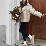 Women's Dress 2025 New Fashion Autumn And Winter Fur One-Piece Jacket Jacket