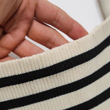 Early Autumn New Women's 28 Sets 08 Striped Slings Knitted Dress Straight