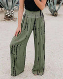 2025 New Wish Hot Fashion Tight High-Waist Pocket Wide Leg Trousers Casual Pants