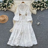 Temperament Two Sets Of Women's Languid Languid Wind Outside The Thin Loose Long-Sleeved Sunscreen Jacket + Sling Dress