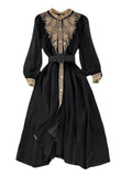 Pint-In Dress To Receive Black Dress Small Black Dress Small Black Dress Atmosphere Lace Temperament Autumn Dress Feeling Women's Clothing