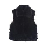 Women's Dress 2025 New Street Fashion Fur One Vest