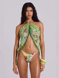 New Sexy Fashion Bead Prints Half-Dress In Summer 2025