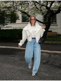 Exploding 2025 Autumn And Winter New Temperament Collar Design Short Jacket Jacket