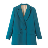 2025 Women's Jacket Jacket Spring And Autumn Classic Repair Trend Two Buckle 23 Color Suit
