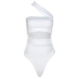 Spring 2025 Fashion Trend Women's New Sleeveless Body With Hollow Open Back-In-One