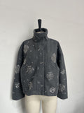 Exploding Autumn/Winter 2025 Fashion Personality Zipper Style Dazzling Dazzling Jacket Jacket This Jacket