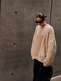 Lazy Wind New Women's Long Languid Languid Collar Long-Sleeved Sweater Casual Knitted Top