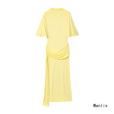 Z Wind 2025 New Fashion Temperament Women's Wear Out-Back Cascade Decoration Long Dress 4661209