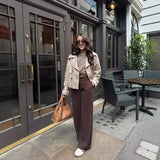 Zfeng 2025 Autumn New Women's Design With A Windbreaker Short Jacket Jacket