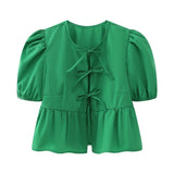 Spring 2025 New Women's Leopard Print Short-Sleeved Shirt
